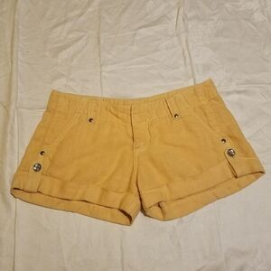 Yellow Women's Shorts